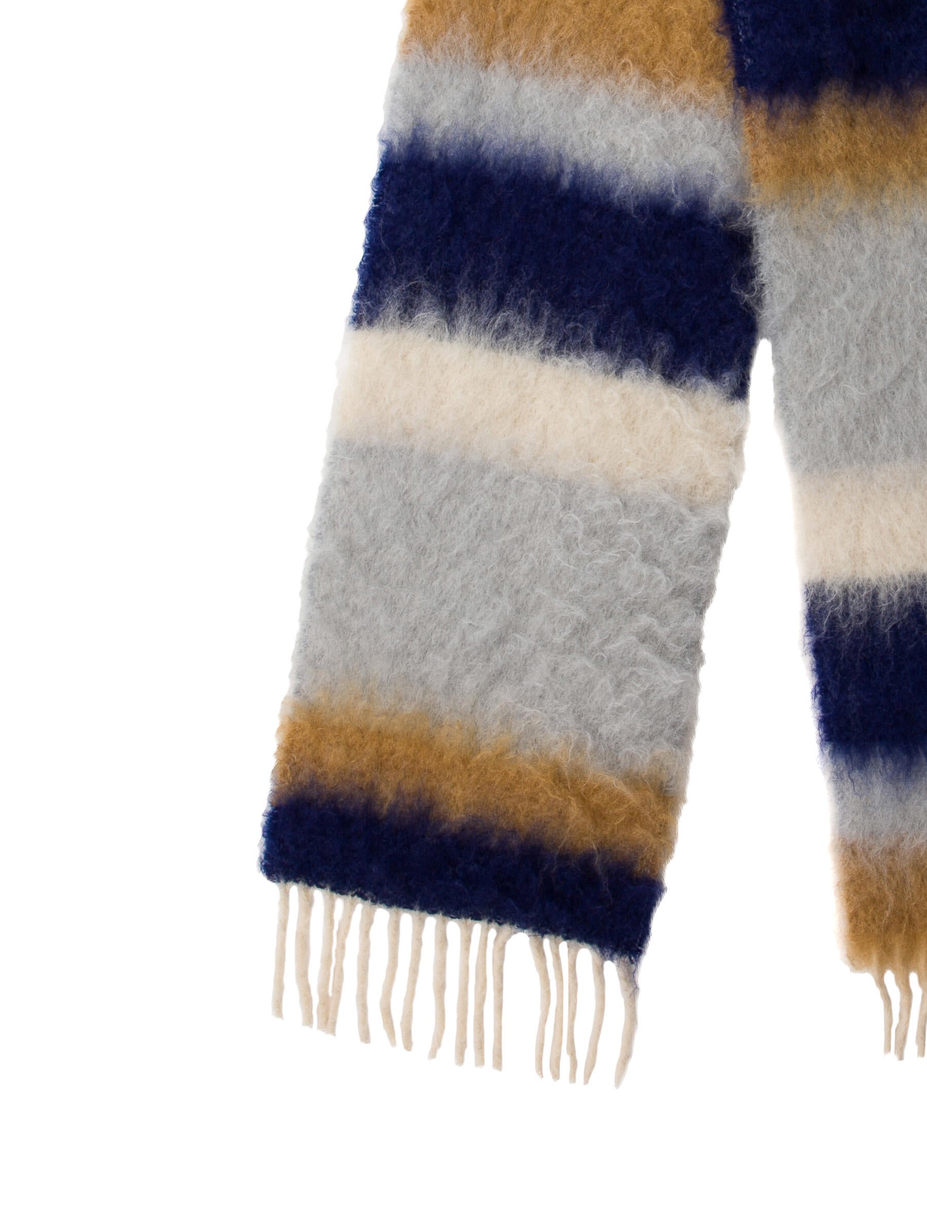Loewe Mohair Striped Scarf