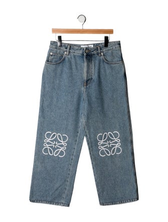 Loewe Anagram Wide Leg Jeans
