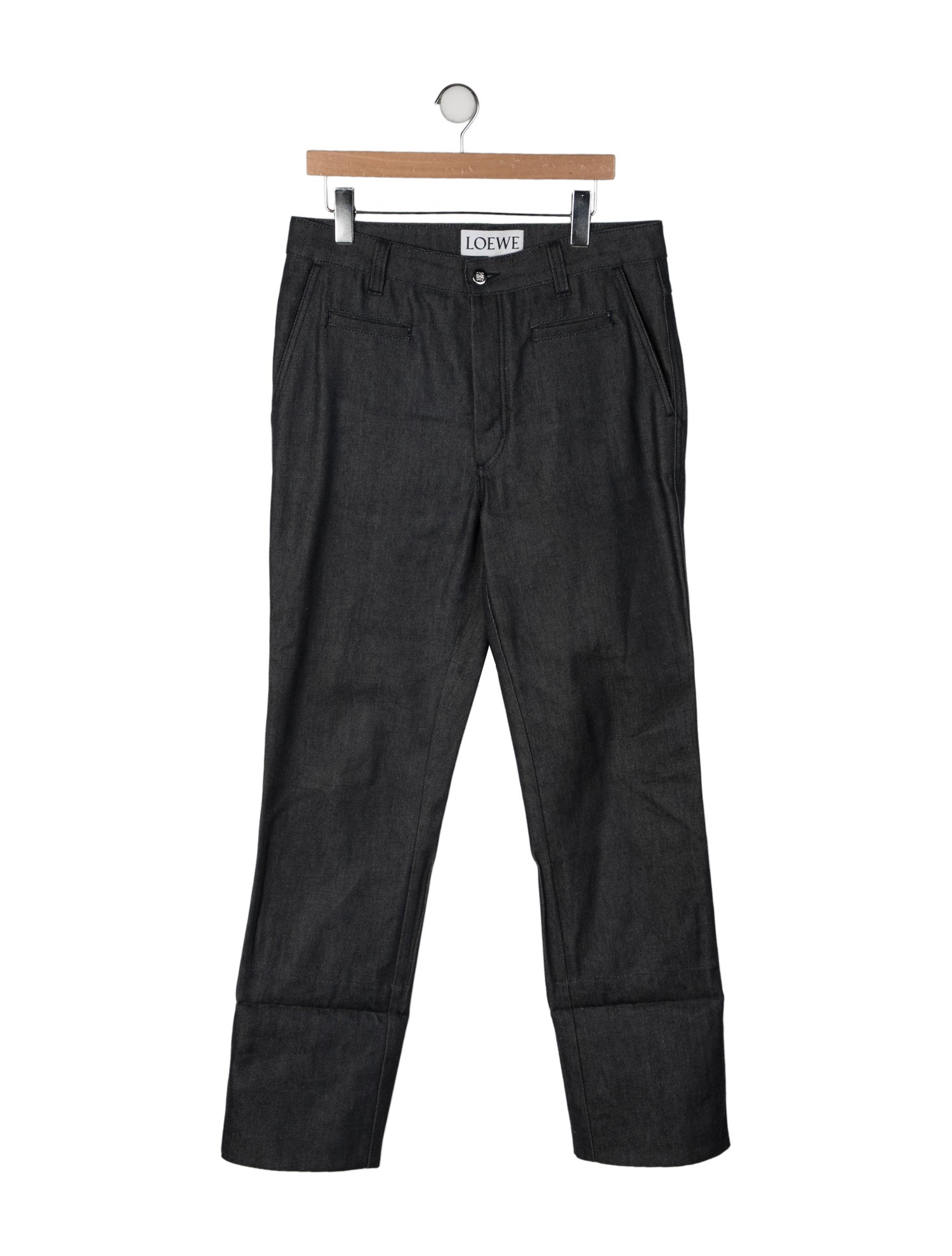 Loewe High-Rise Straight Leg Jeans