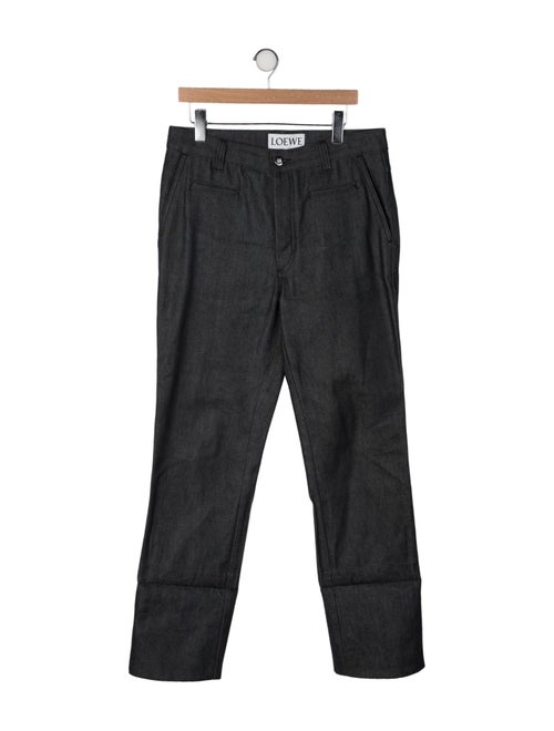 Loewe High-Rise Straight Leg Jeans