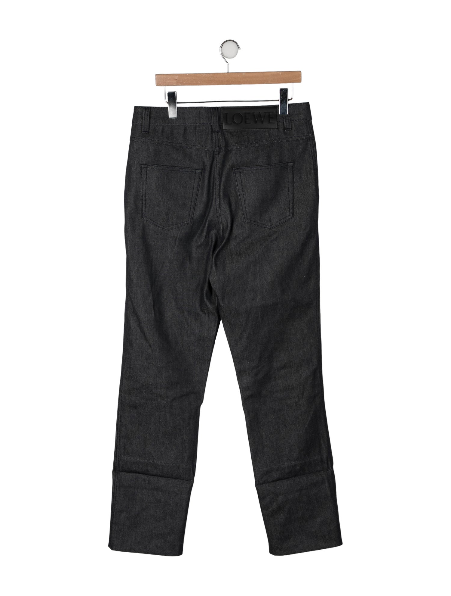 Loewe High-Rise Straight Leg Jeans