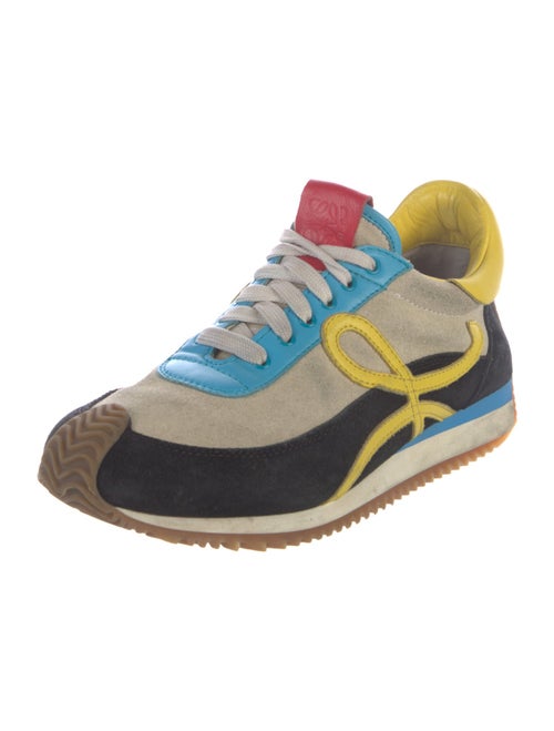 Loewe Suede Printed Sneakers