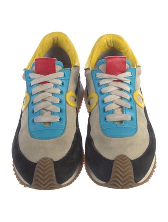 Loewe Suede Printed Sneakers