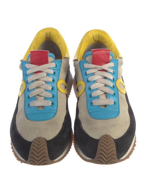 Loewe Suede Printed Sneakers