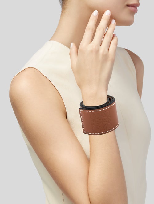 Loewe Leather Slap Bracelet