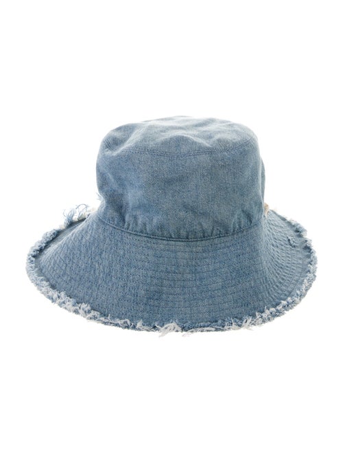 Loewe Denim Raw edge Bucket Hat