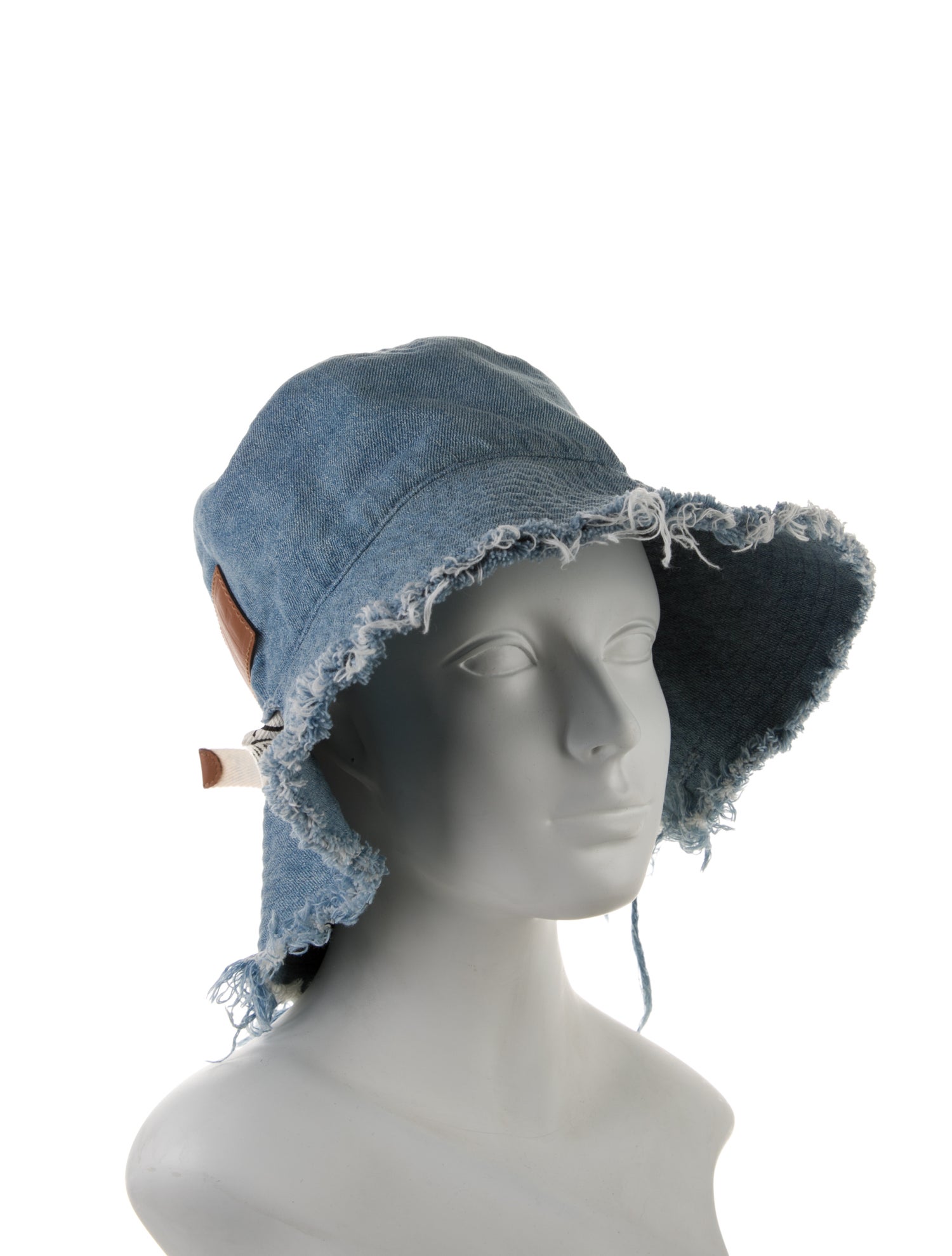 Loewe Denim Raw edge Bucket Hat
