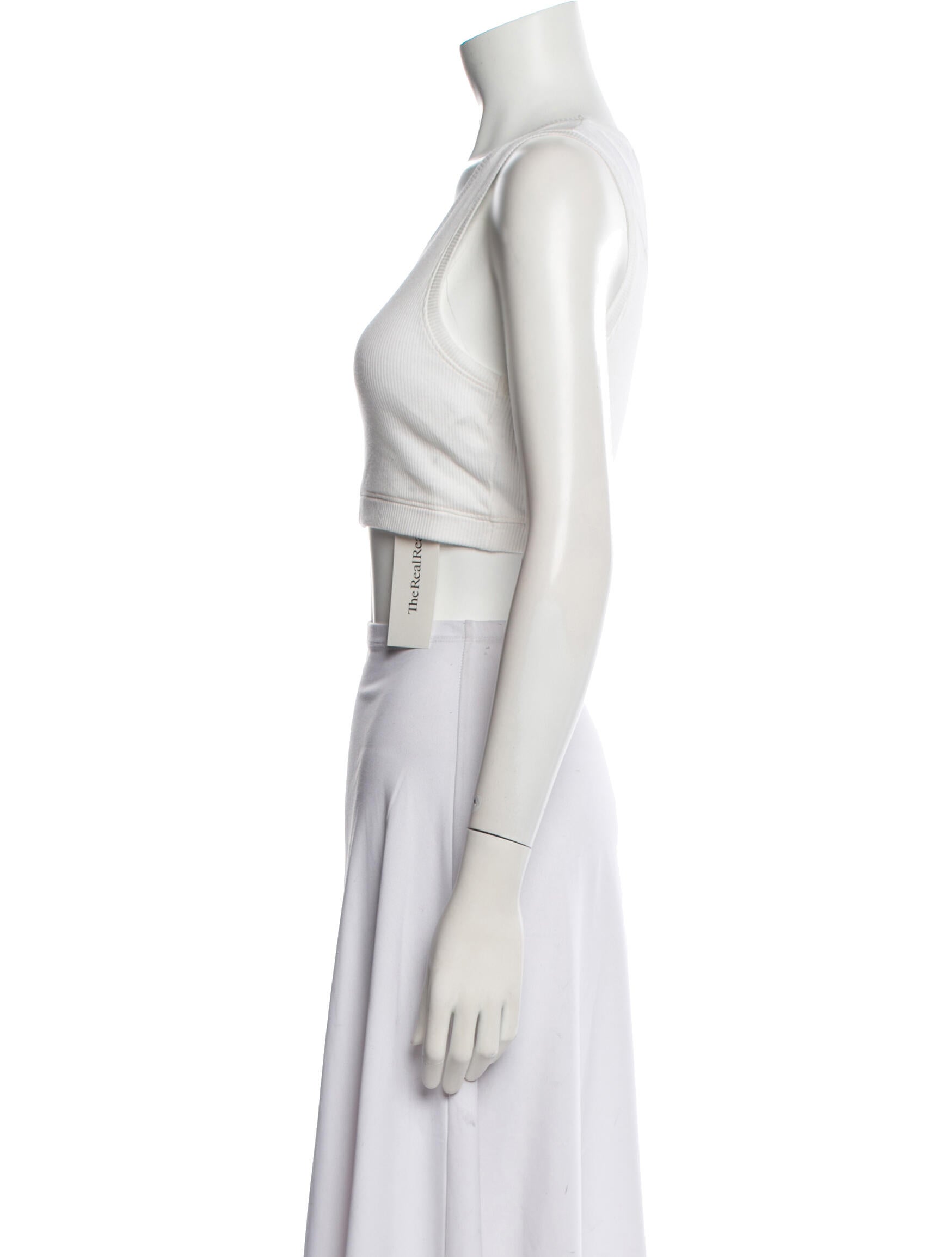 Loewe Graphic Print Scoop Neck Crop Top