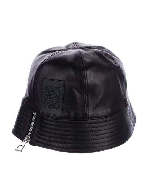 Loewe Leather Logo Bucket Hat