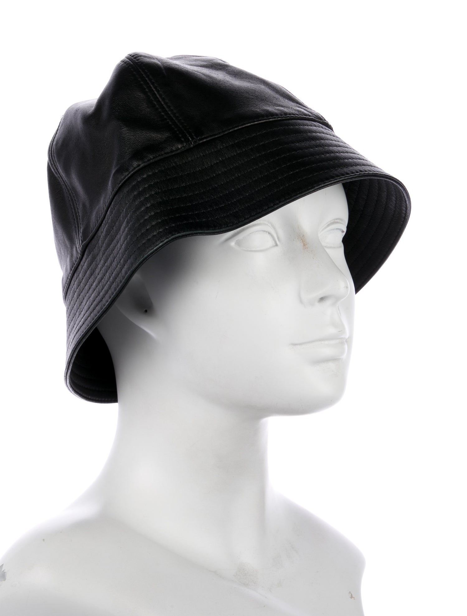 Loewe Leather Logo Bucket Hat