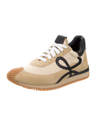 Loewe Suede Printed Sneakers