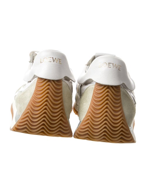 Loewe Suede Leather Trim Embellishment Sneakers