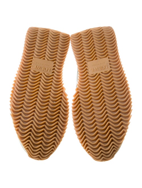 Loewe Suede Leather Trim Embellishment Sneakers