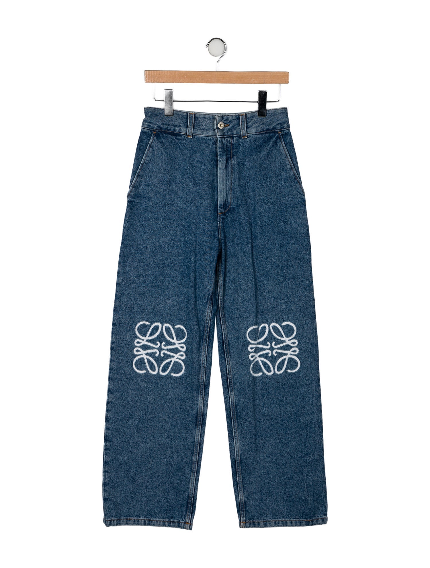 Loewe Anagram Wide Leg Jeans