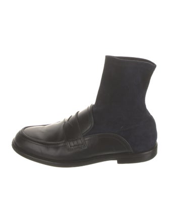Loewe Leather Combat Boots
