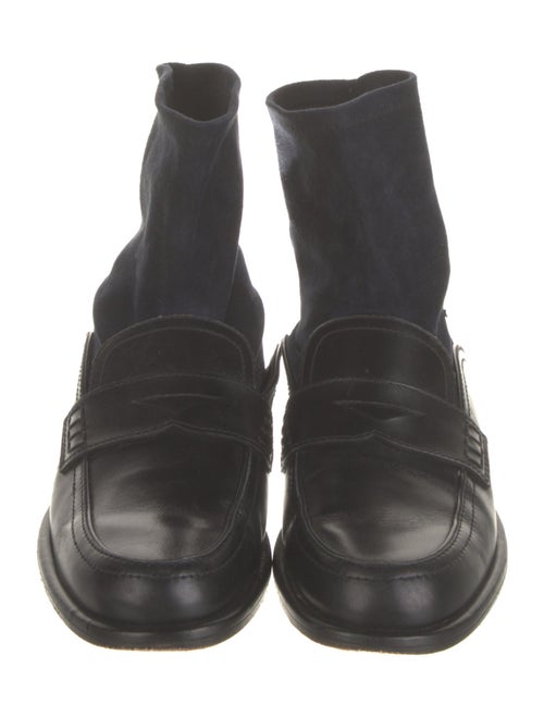 Loewe Leather Combat Boots