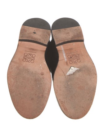 Loewe Leather Combat Boots