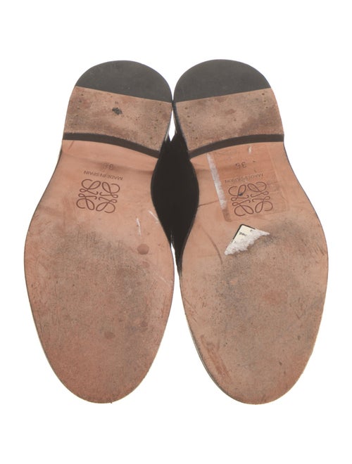 Loewe Leather Combat Boots