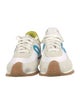 Loewe Suede Colorblock Pattern Sneakers