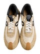 Loewe Suede Colorblock Pattern Sneakers