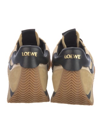Loewe Suede Graphic Print Sneakers