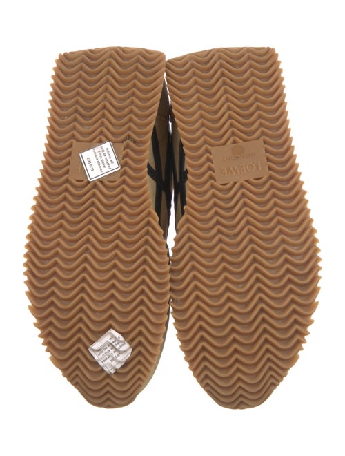 Loewe Suede Graphic Print Sneakers