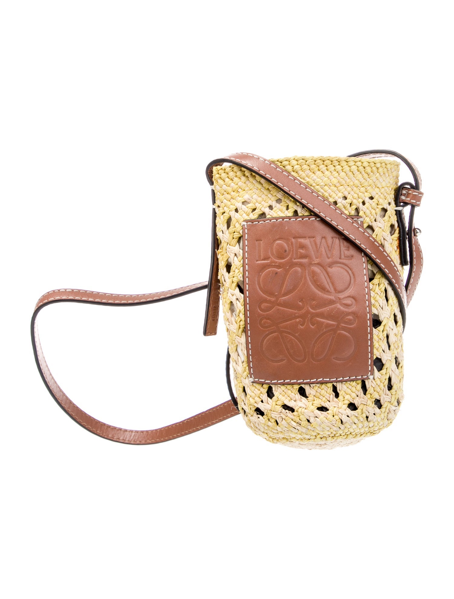 Loewe Raffia Messenger Bag Mini