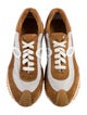 Loewe Suede Colorblock Pattern Sneakers