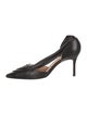 Loewe Leather Pleated Accents D'Orsay Pumps