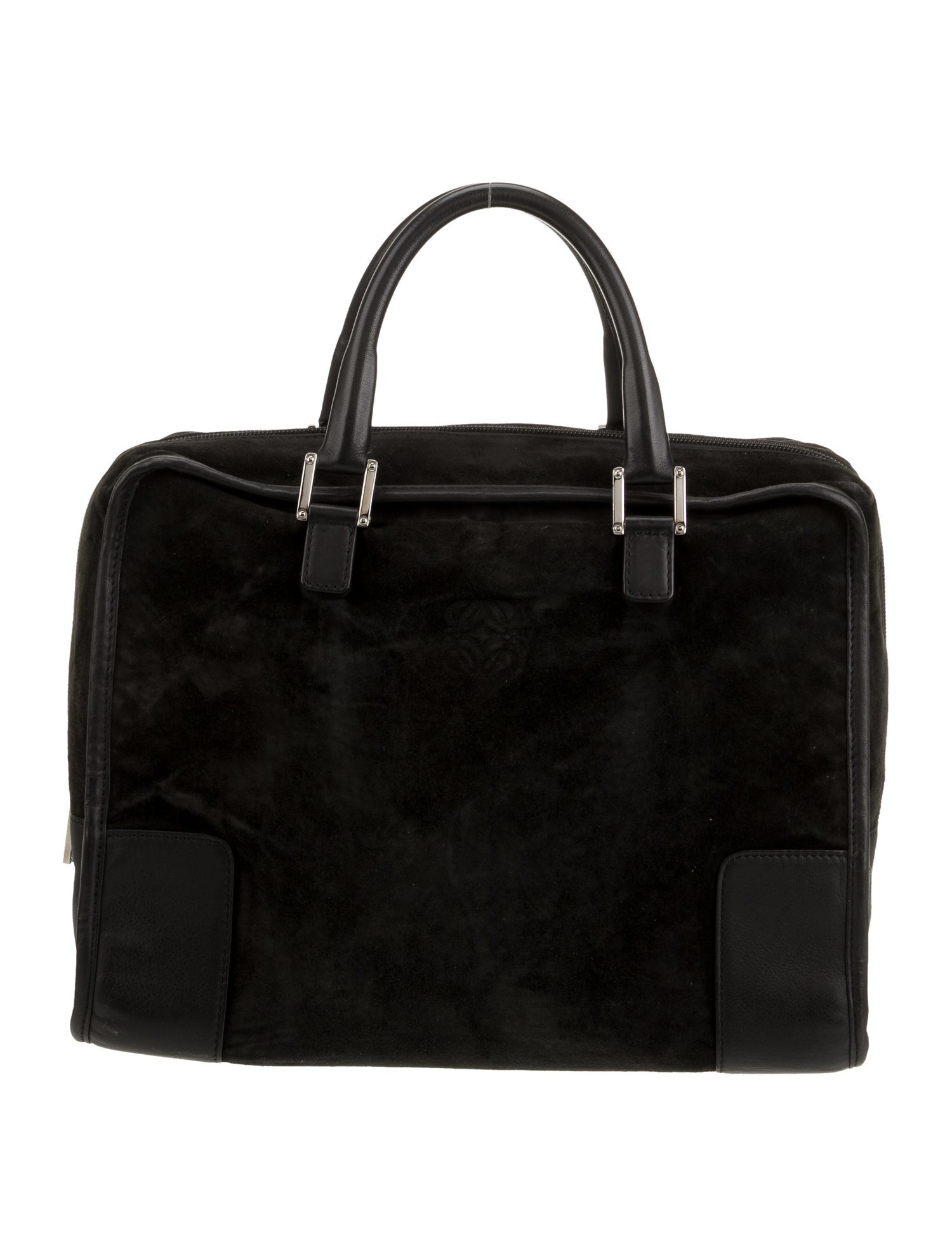 Loewe Suede Top Handle Bag