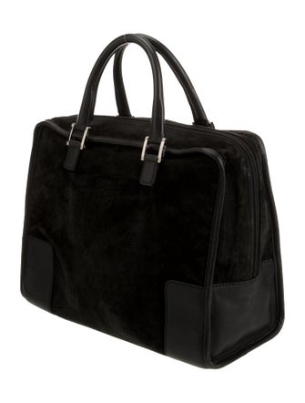 Loewe Suede Top Handle Bag