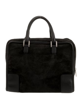 Loewe Suede Top Handle Bag