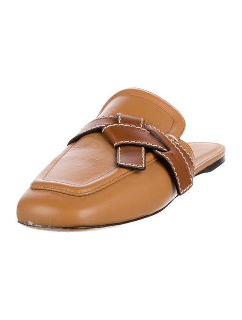 Loewe Leather Leather Trim Embellishment Mules