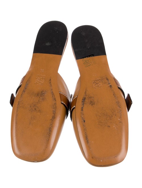 Loewe Leather Leather Trim Embellishment Mules