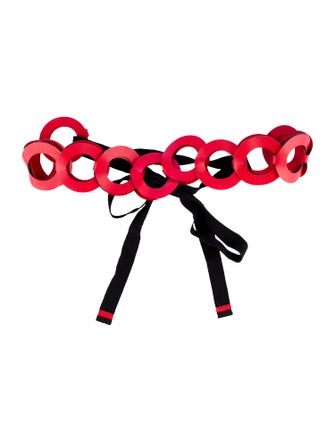 Loewe Wide Leather Waist Belt