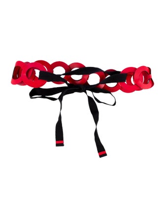 Loewe Wide Leather Waist Belt