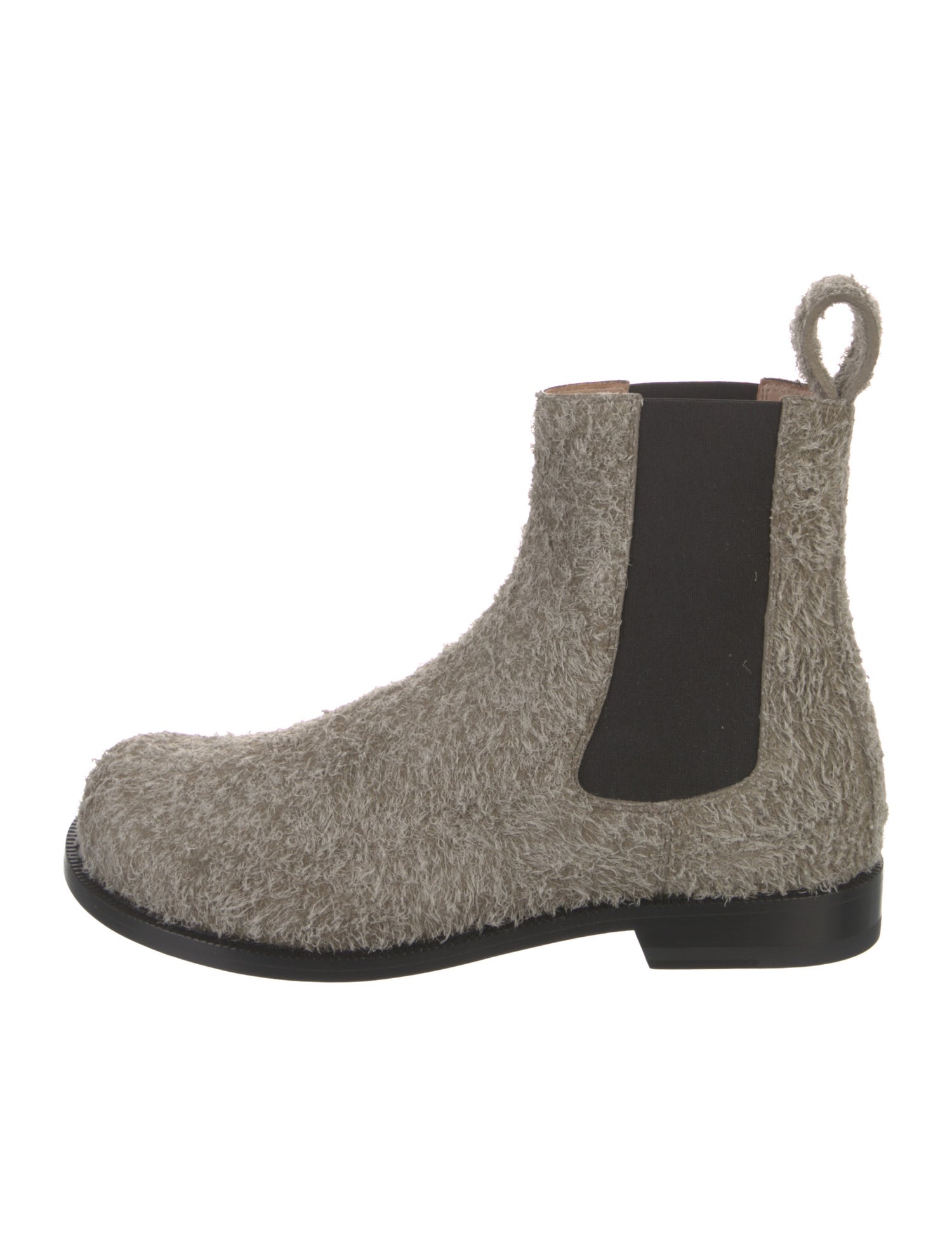 Loewe Suede Colorblock Pattern Chelsea Boots