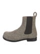 Loewe Suede Colorblock Pattern Chelsea Boots