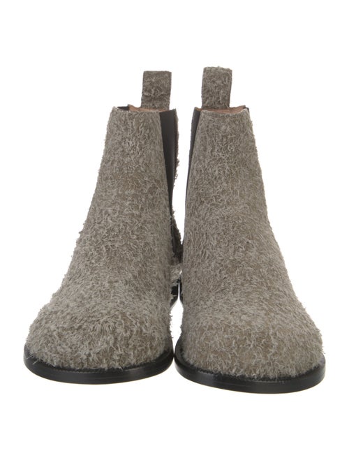 Loewe Suede Colorblock Pattern Chelsea Boots