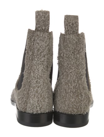 Loewe Suede Colorblock Pattern Chelsea Boots