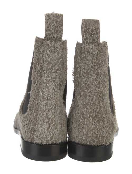 Loewe Suede Colorblock Pattern Chelsea Boots