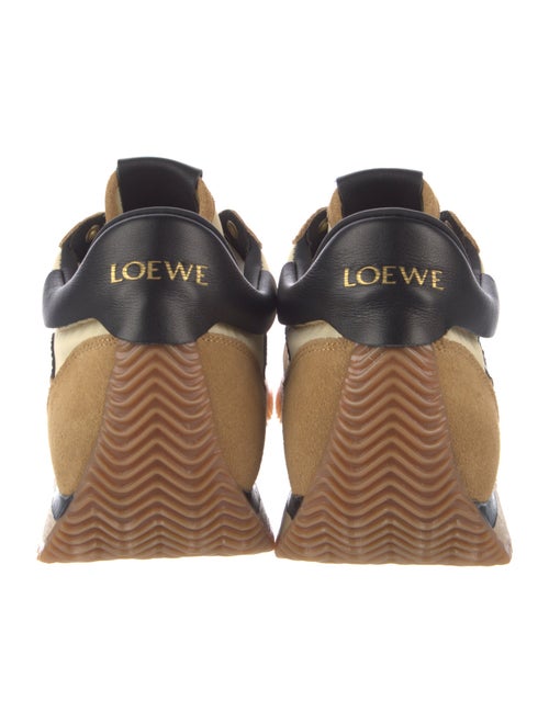 Loewe Suede Graphic Print Athletic Sneakers