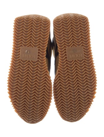 Loewe Suede Graphic Print Athletic Sneakers