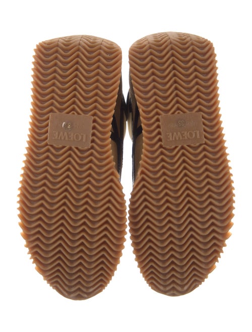 Loewe Suede Graphic Print Athletic Sneakers