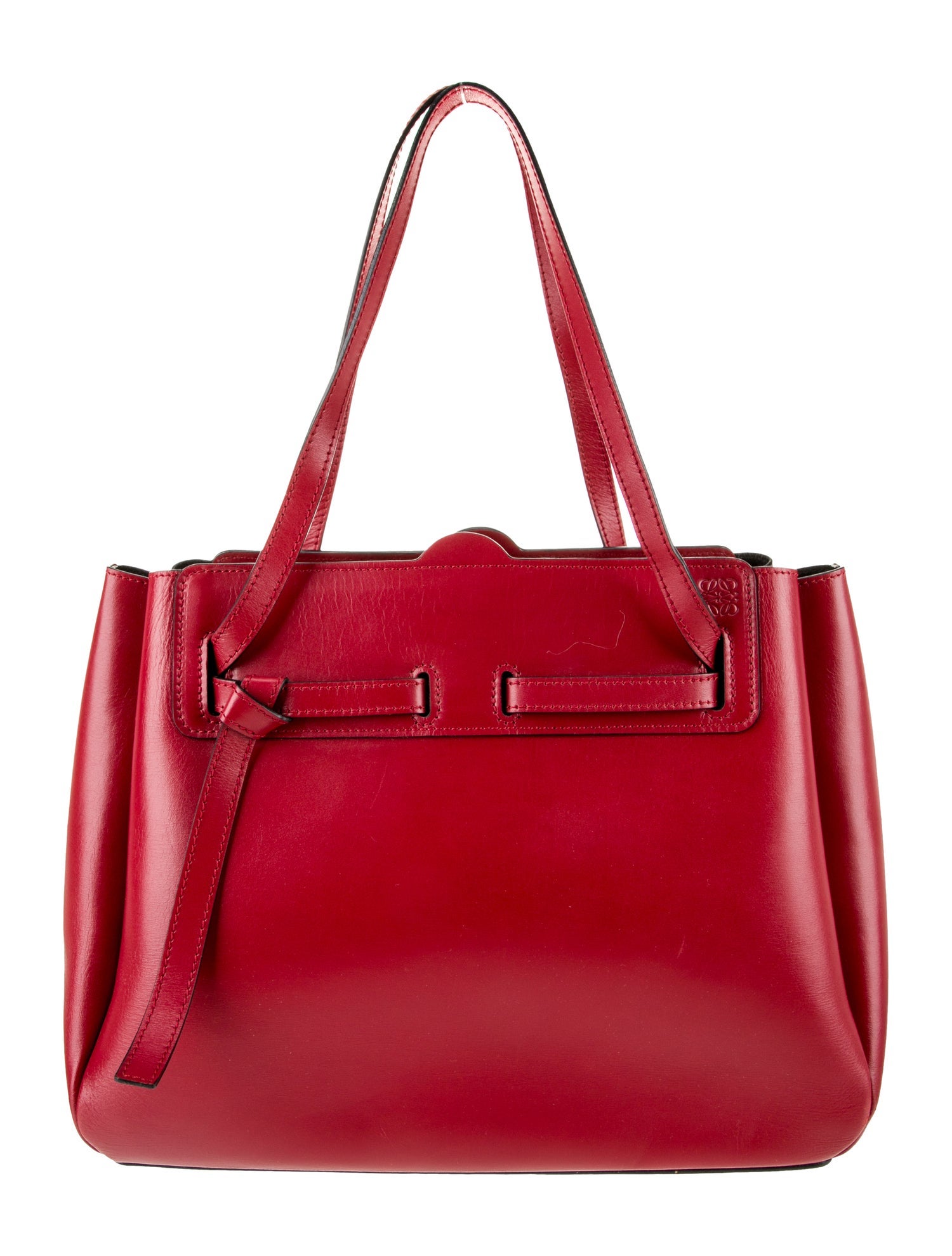 Loewe Leather Top Handle Bag