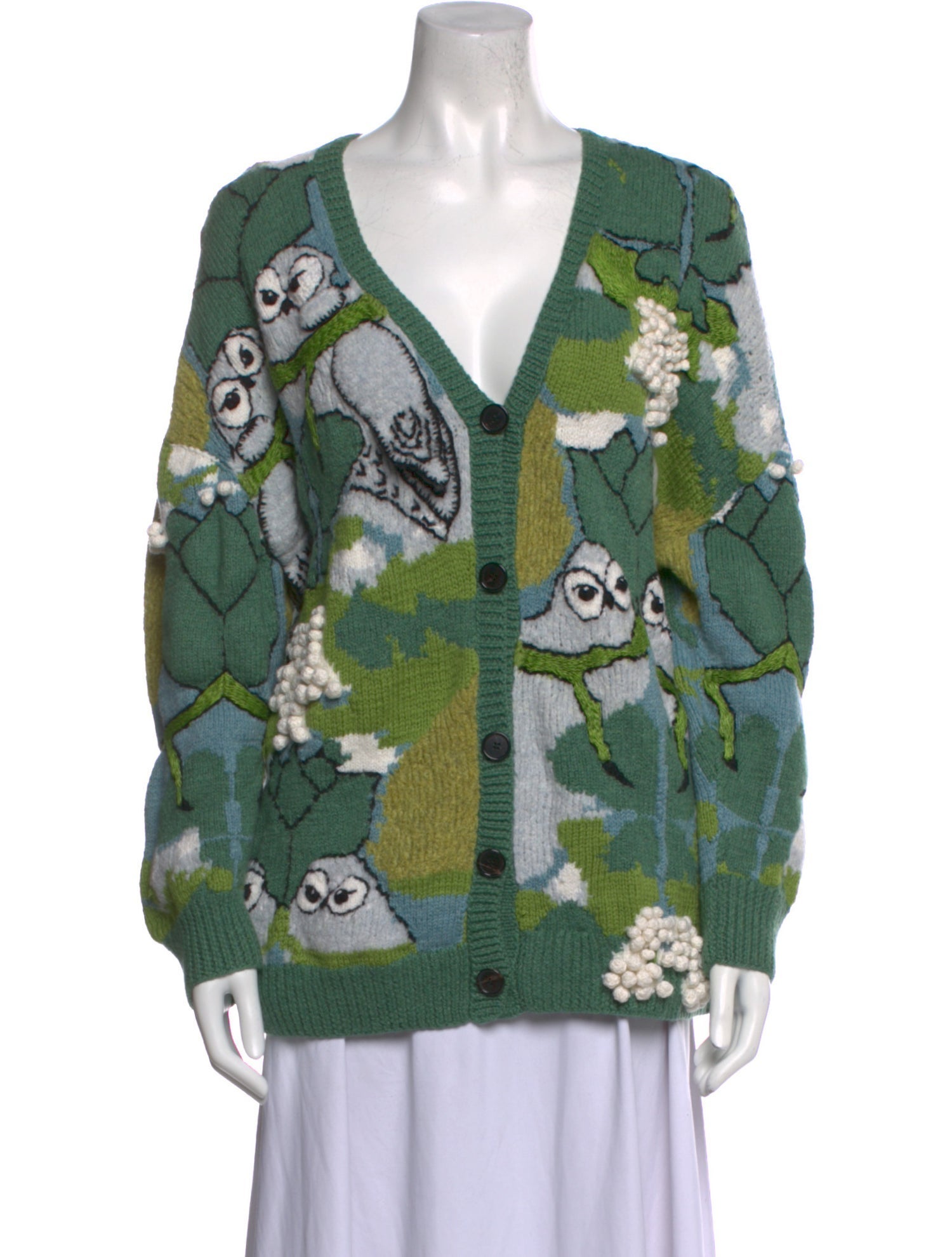 Loewe Appliqué Wool Sweater