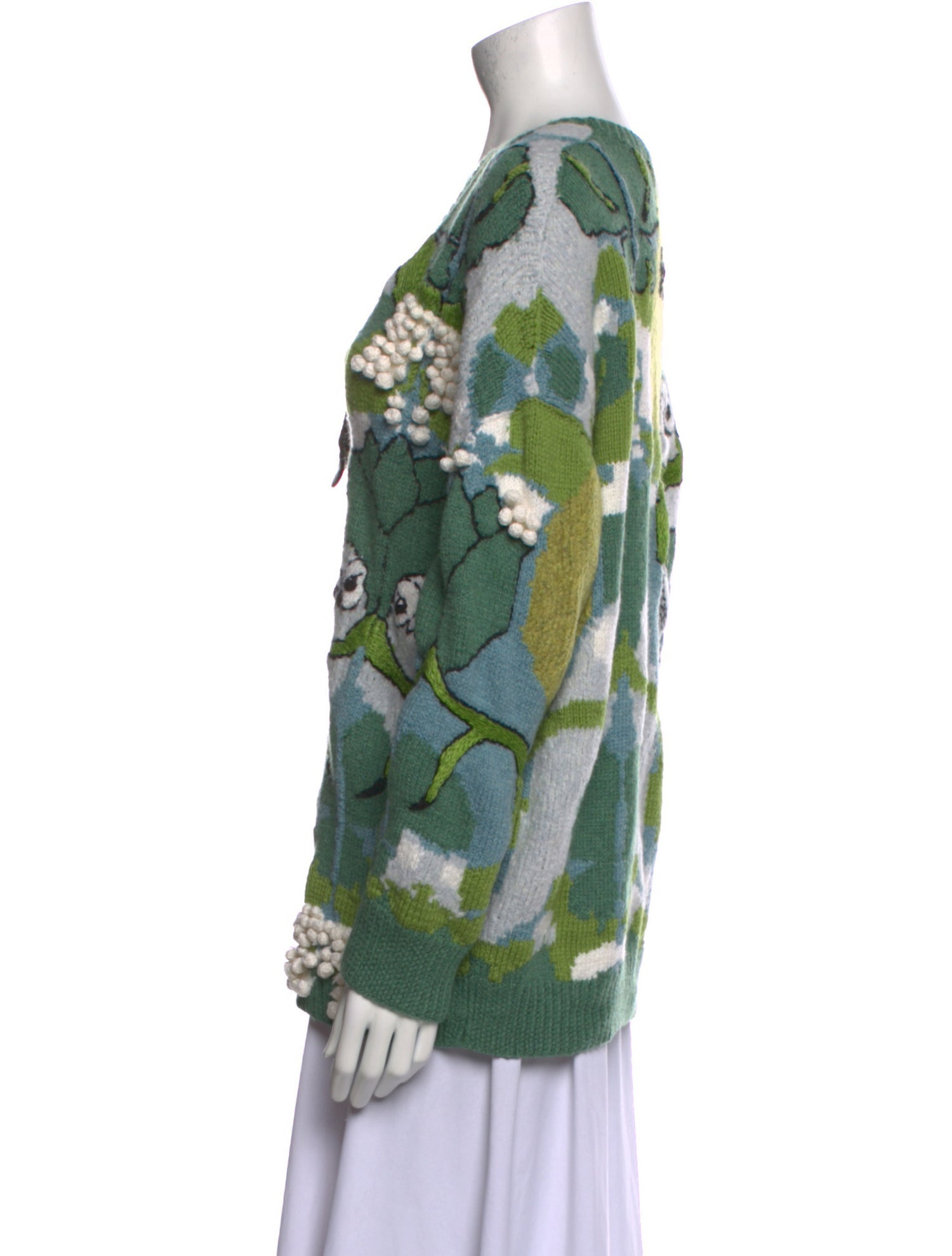 Loewe Appliqué Wool Sweater