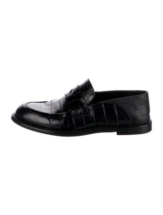 Loewe Leather Loafers