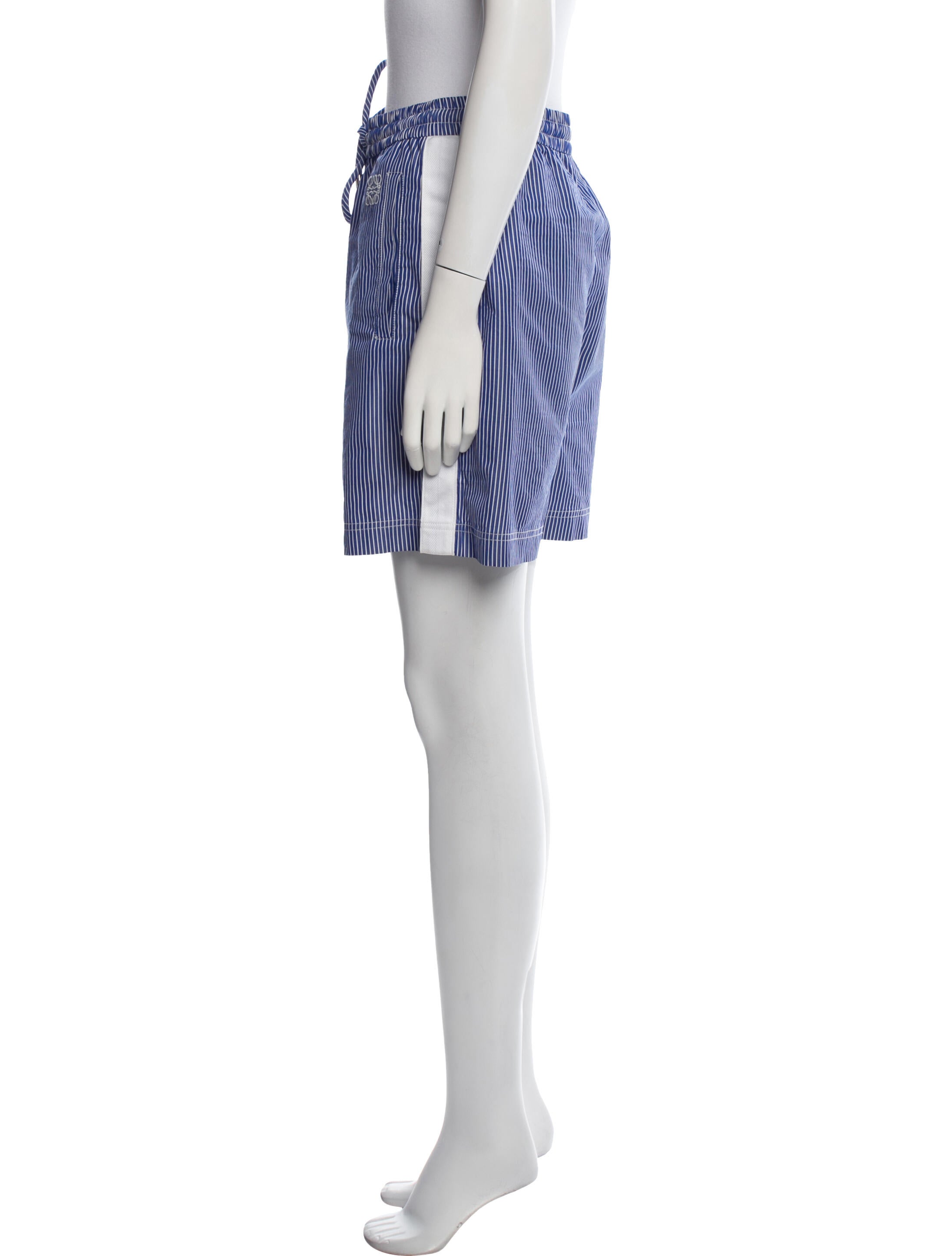 Loewe Striped Knee-Length Shorts