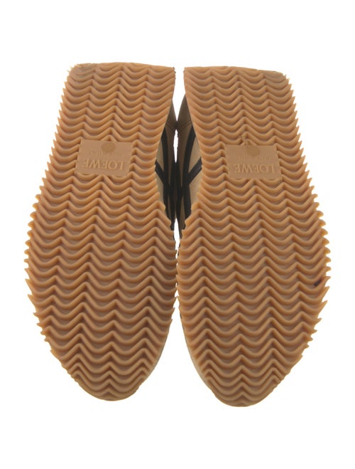 Loewe Suede Colorblock Pattern Sneakers